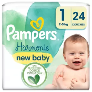 Pampers Harmonie Couche T1 Paquet/24